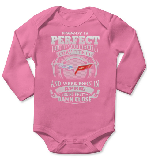 DRIVE A CORVETTE C6 APRIL Long Sleeve Baby One-Piece