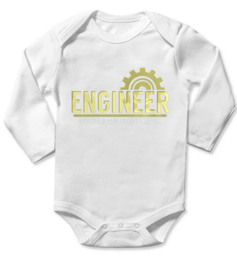 Engineering Tshirt - Engineer Long Sleeve Baby One-Piece