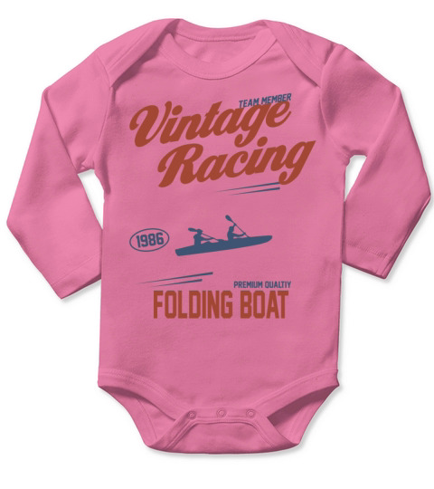 Folding Boatowner VINTAGE EDITION Long Sleeve Baby One-Piece