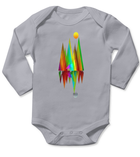 prisma color wolf Long Sleeve Baby One-Piece