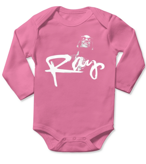 Ray Charles Tshirt Long Sleeve Baby One-Piece