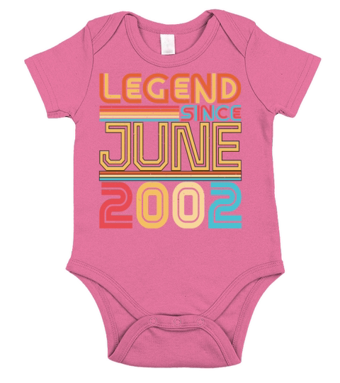 20th Year June 2002 Short Sleeve Baby One-Piece