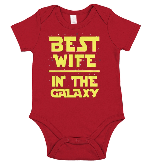 Best Wife In The Galaxy Short Sleeve Baby One-Piece