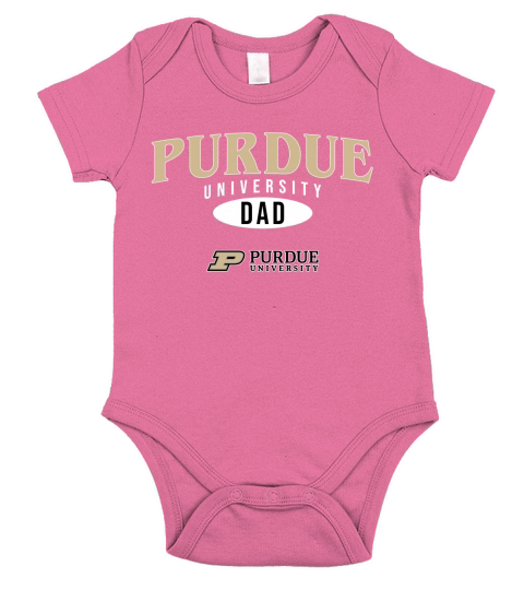 Champion Purdue University Dad 2020 Short Sleeve Baby One-Piece