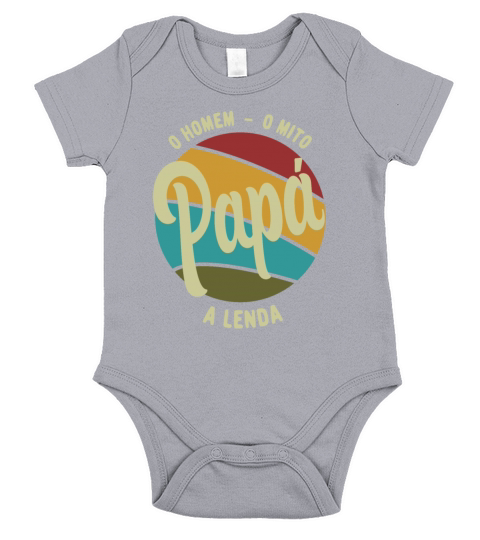 Daddy The Man The Myth The Legend Portuguese Papa Short Sleeve Baby One-Piece