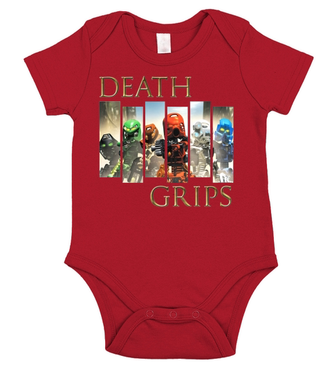 DEATH GRIPS BIONICLE TOA MATA Short Sleeve Baby One-Piece