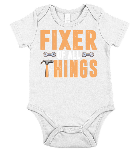 Fixer Of All Things Mechanic Dad Short Sleeve Baby One-Piece
