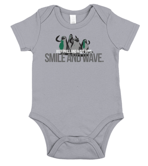 Just Smile And Wave Short Sleeve Baby One-Piece