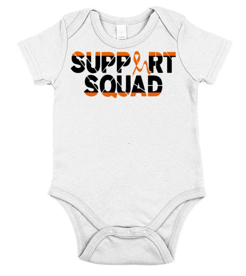 Leukemia Cancer Support Squad - Leukemia Survivor Short Sleeve Baby One-Piece