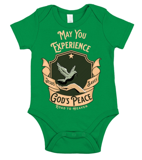 May You Experience God s Peace Short Sleeve Baby One-Piece