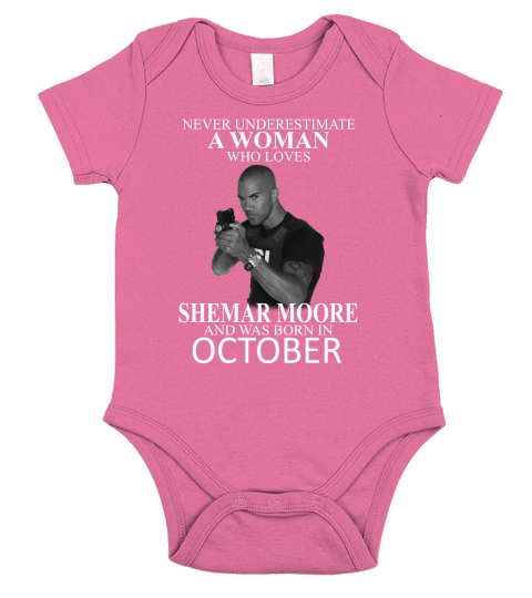 Never Underestimate A Woman Who Loves SHEMAR MOORE And Born In NOVEMBER Short Sleeve Baby One-Piece
