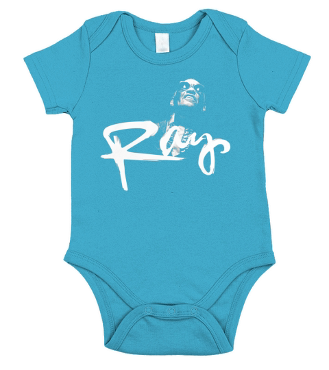 Ray Charles Tshirt Short Sleeve Baby One-Piece