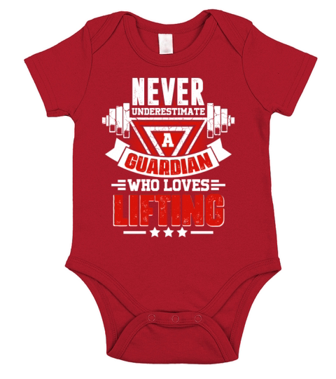 ver Underestimate Guardian Funny Gym Workout Fitne Short Sleeve Baby One-Piece