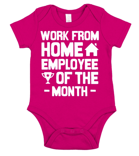 Work from home employee of the month Short Sleeve Baby One-Piece