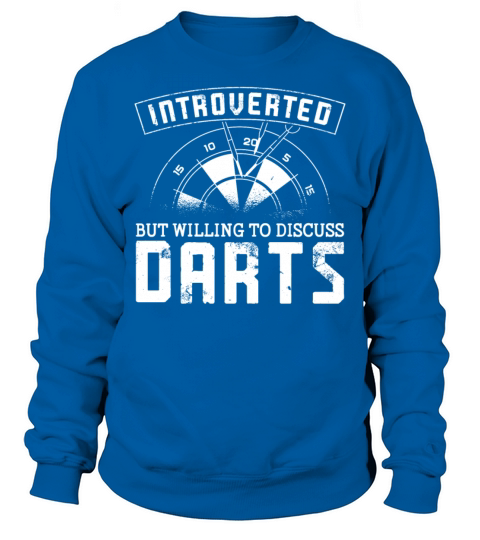 Darts Board Vintage Introverted Sweatshirt Unisex