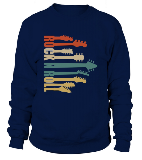Rock Band Guitar Retro Vintage T Shirt Sweatshirt Unisex