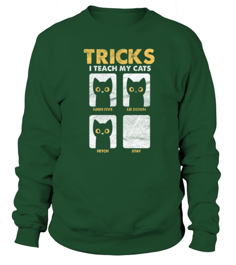 Tricks I Teach My Cats Vintage Sweatshirt Unisex