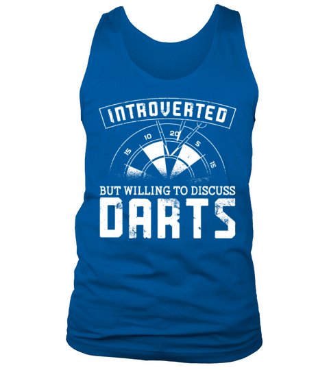 Darts Board Vintage Introverted Tank Top Unisex