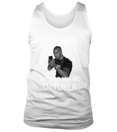 Never Underestimate A Woman Who Loves SHEMAR MOORE And Born In NOVEMBER Tank Top Unisex