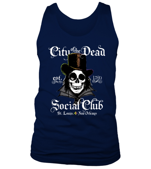 Original New Orleans Voodoo Doctor Goth Skull Halloween shirt Tank Top Unisex