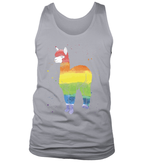 Queer Pride Llama Enthusiast LGBTQ Gay Rights Tank Top Unisex