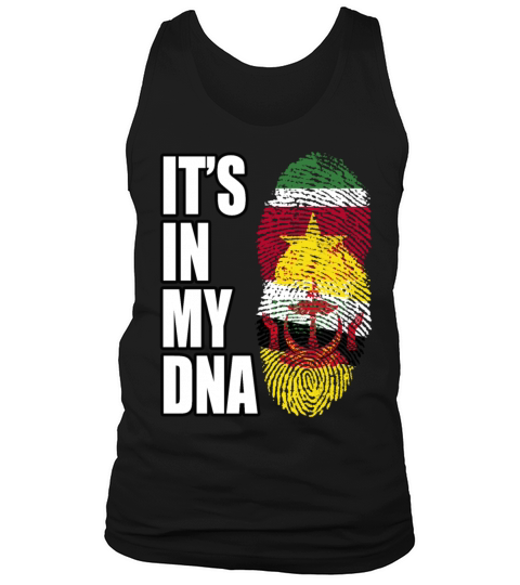 Surinamese And Bruneian Vintage Heritage DNA Flag Tank Top Unisex