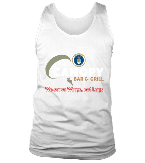 The canopy bar and grill We serve wings not legs Tank Top Unisex
