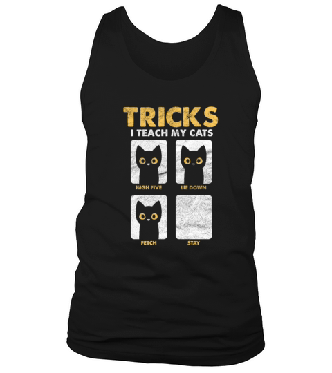 Tricks I Teach My Cats Vintage Tank Top Unisex