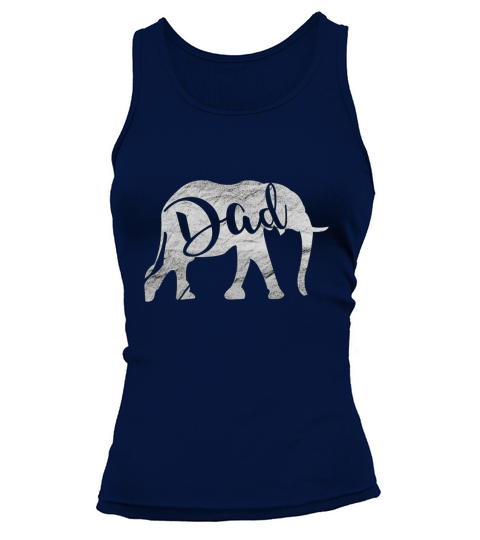 Mens Dad Elephant Shirt Tank top Woman