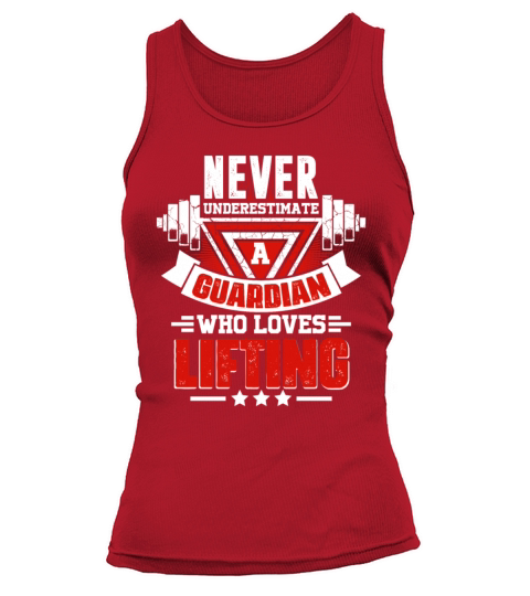 ver Underestimate Guardian Funny Gym Workout Fitne Tank top Woman