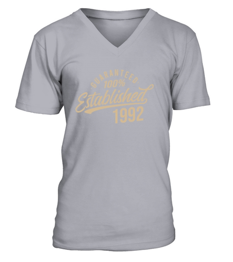 30th Birthday Gifts Vintage 1992 Modern V-Neck T-shirt