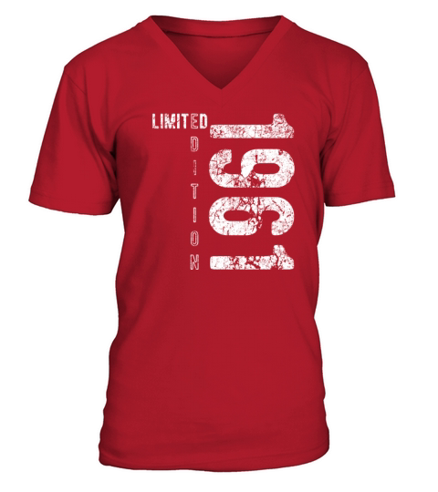 Limited Edition 1961 birthday year 1961 gift V-Neck T-shirt