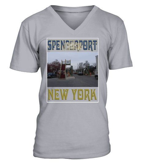 Spencerport-New York V-Neck T-shirt