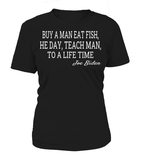 buy a man eat fish t-shirt Women's T-Shirt