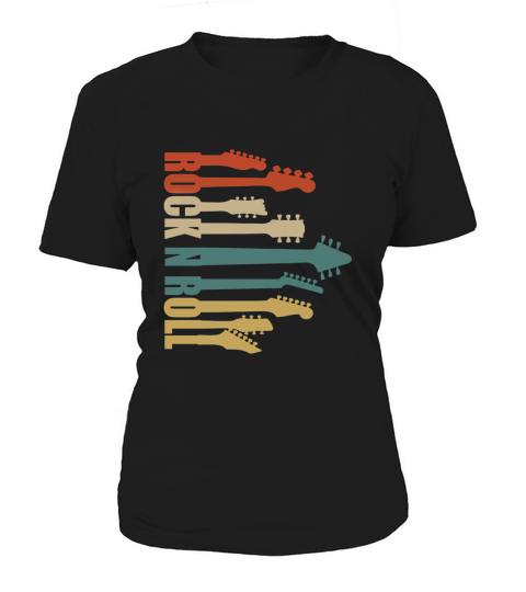 Rock Band Guitar Retro Vintage T Shirt Women's T-Shirt
