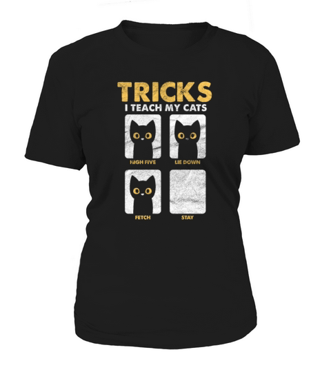 Tricks I Teach My Cats Vintage Women's T-Shirt