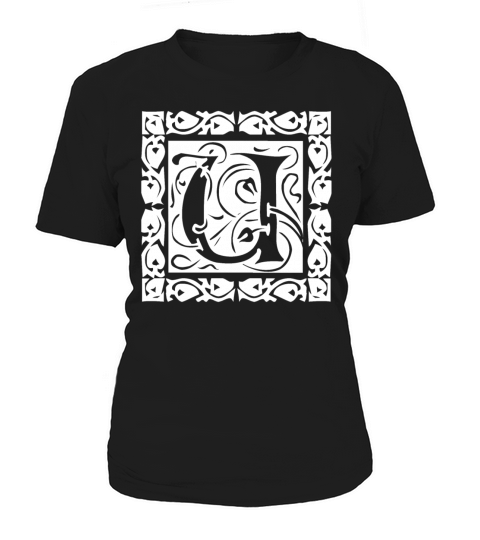 U Capital Letter Initial Monogram Alphabet Name Women's T-Shirt