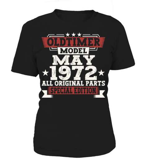 Vintage 1972 Oldtimer May 50th Birthday Fun Gift Women's T-Shirt