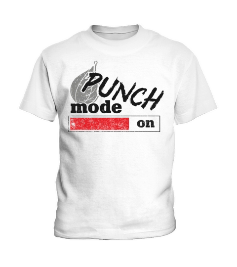 Boxing Vintage Punch Mode On Kids T-Shirt