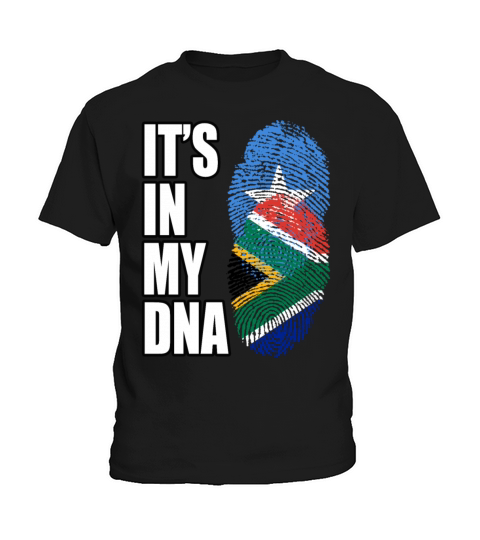 Somali And South African Vintage Heritage DNA Flag Kids T-Shirt