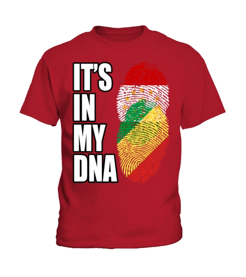 Tajikistani And Congolese Republic Vintage Heritag Kids T-Shirt