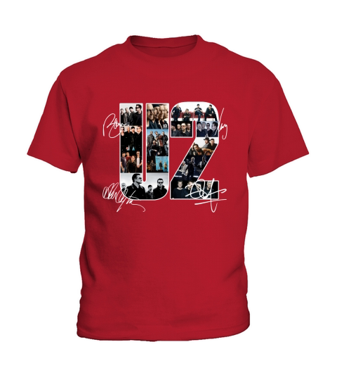 U2 Signatures shirt Kids T-Shirt