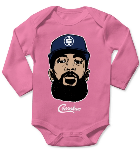 Nipsey Crenshaw Long Sleeve Baby One-Piece