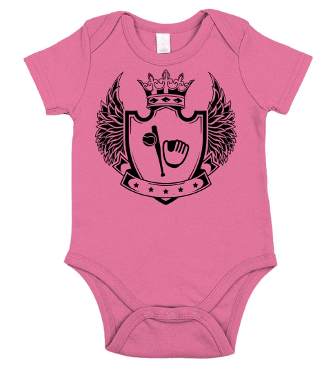 Baseball logo Short Sleeve Baby One-Piece