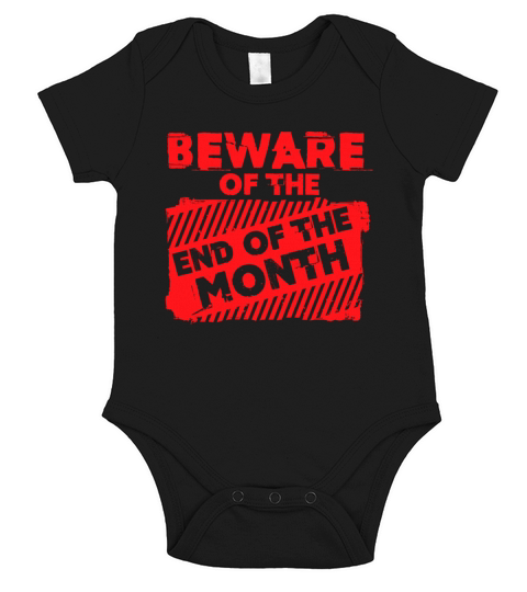 Beware of the end of the month Accounting tax seas Short Sleeve Baby One-Piece