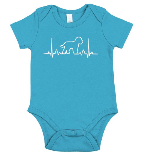 HeartBeat Dog COCKAPOO Short Sleeve Baby One-Piece