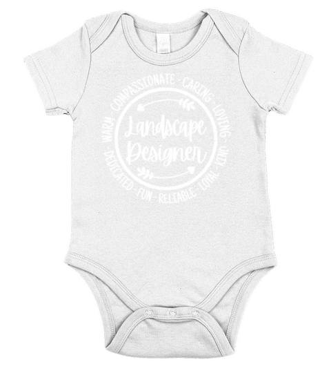 Landscape Designer Interior Design Vintage Gift Short Sleeve Baby One-Piece