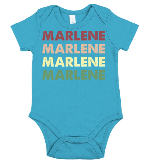 Marlene Shirt - Funny Personalized Name Marlene Short Sleeve Baby One-Piece