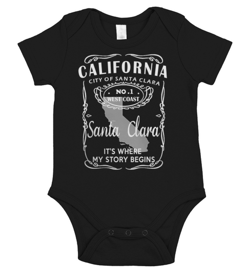 Santa Clara Short Sleeve Baby One-Piece