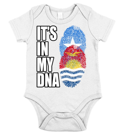 Somali And Kiribati Vintage Heritage DNA Flag Short Sleeve Baby One-Piece